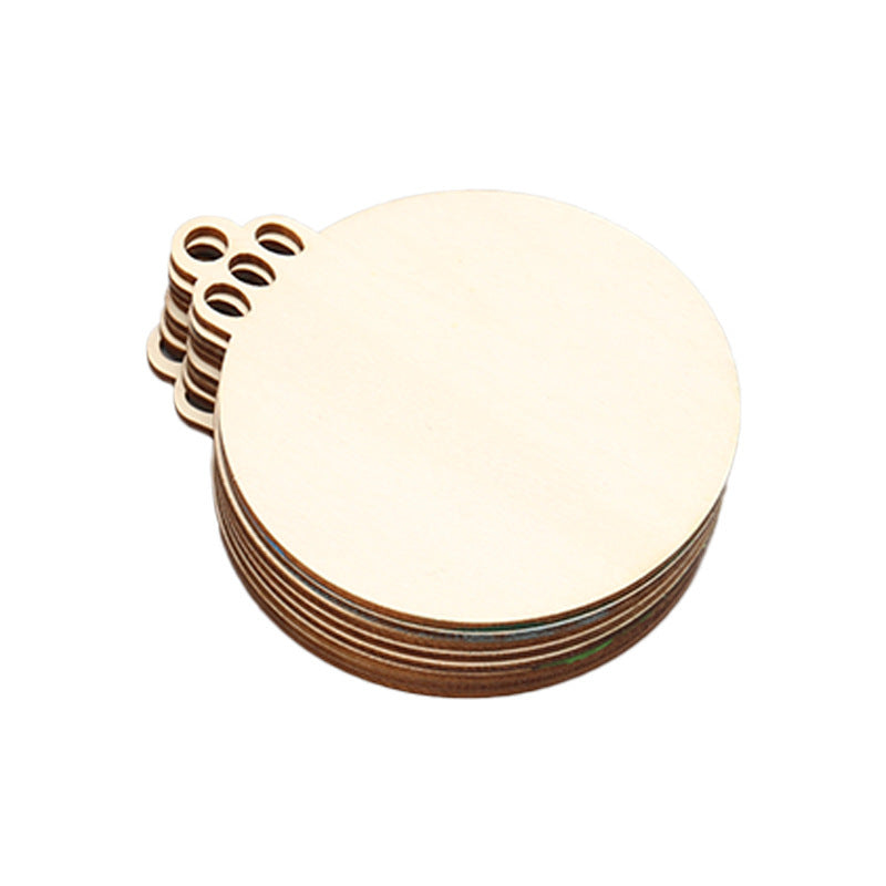 3.5" Round Blank Wood Disc