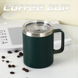 Double Layer Insulation 12oz Handle Cup