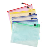 B5 Transparent Zipper File Bag