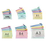 B5 Transparent Zipper File Bag