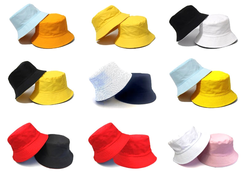 Convertible Cotton Bucket Hat