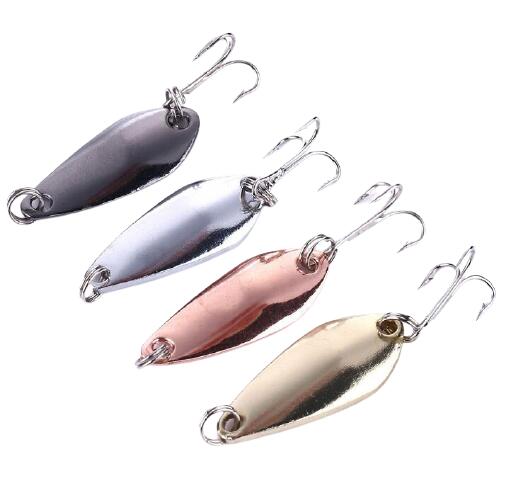 Shiny Metal Fishing Lure With Hook