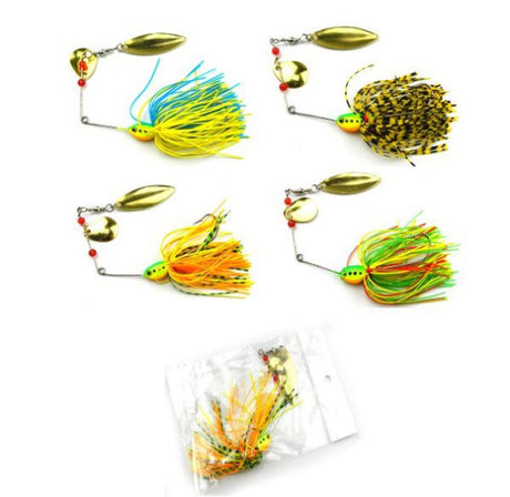 Metal Spinnerbait Fishing Lure With Hook