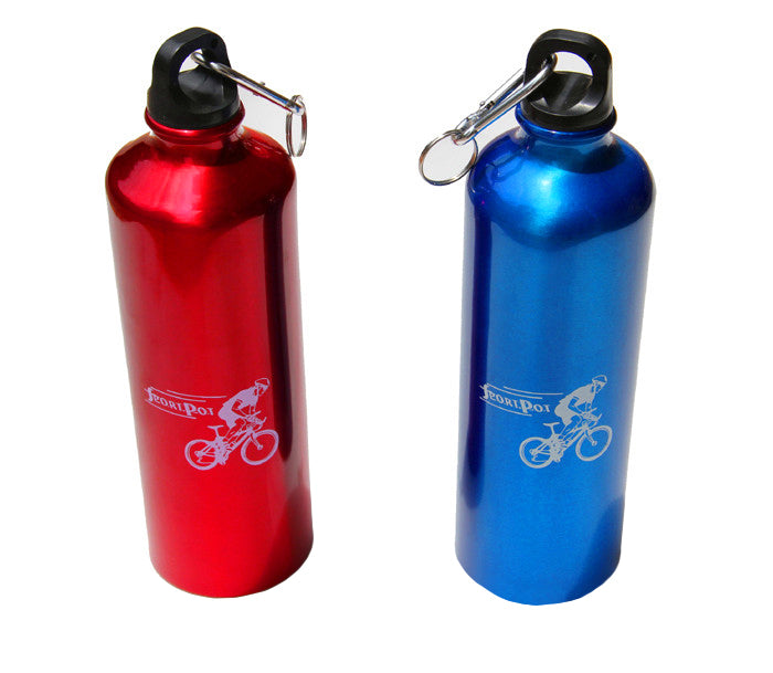 Aluminum Outdoor Sport Bottle With Carabiner