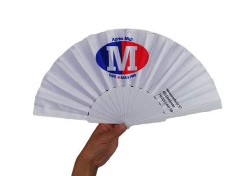 Plastic Polyester Folding Fan