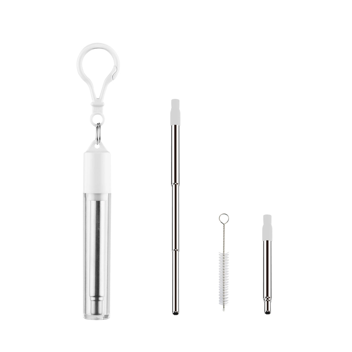 Telescopic Stainless Steel Straw Set