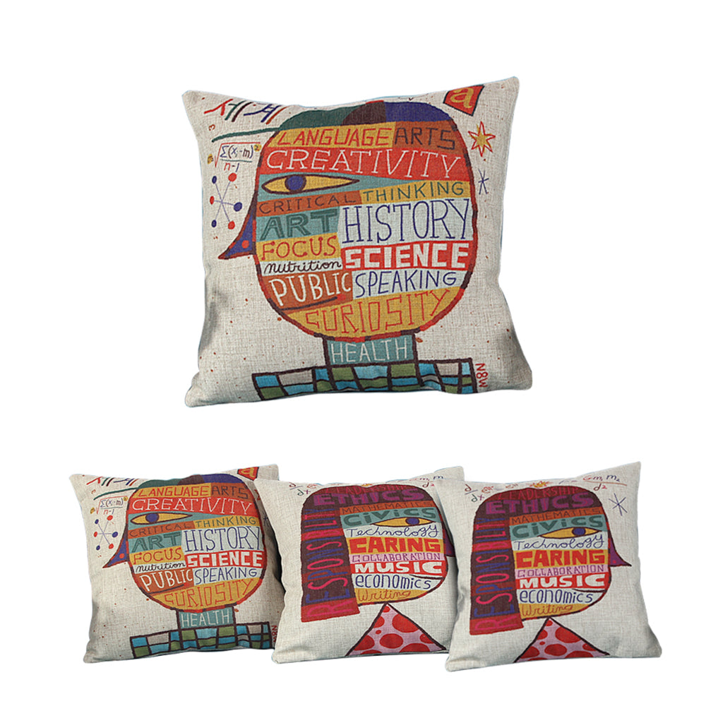 Print Pillows Covers With Inner Cushion