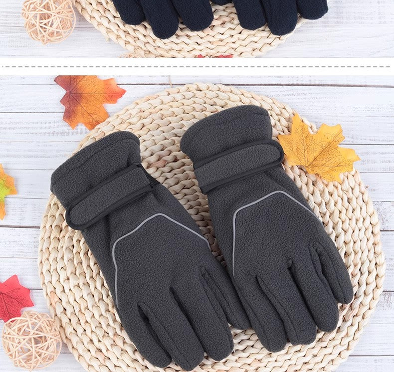 Soft Warm Fleece Sport Gloves