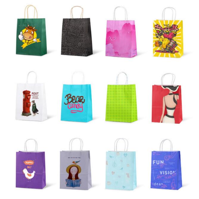 Assorted Printed Paper Bags