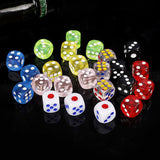 6pcs Dice Set Packed With Pouches For Bar