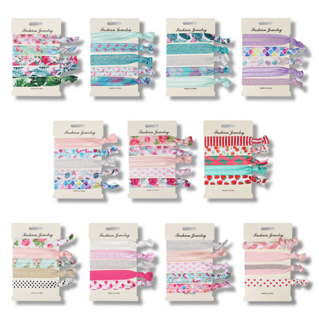 Fullsize Printed Elastic Hairties Ribbon