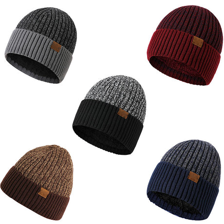 Winter Beanie For Men Soft Fleece Lining