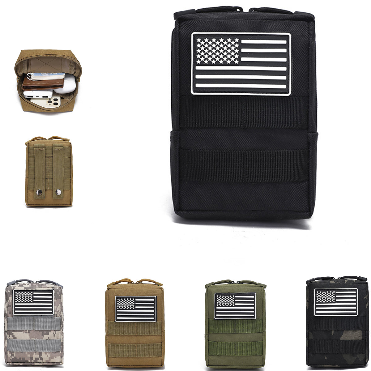 Waterproof Mini Molle Bag With Velcro Tag