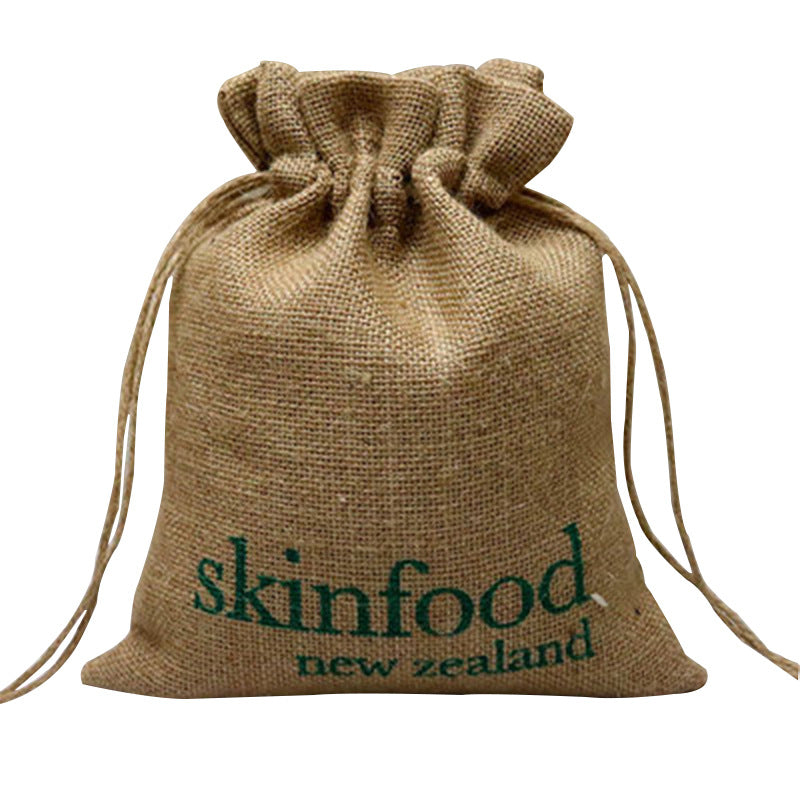 Natural Jute Drawstring Bags