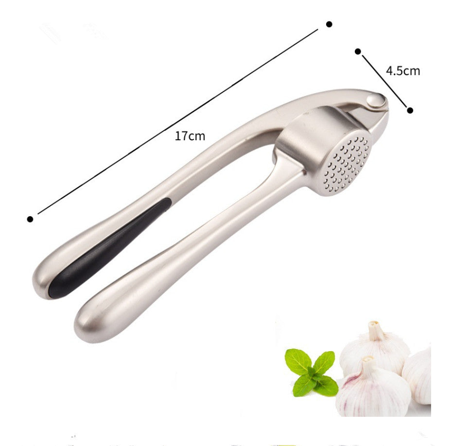 Metal Garlic Mincer With Peeler And Brush