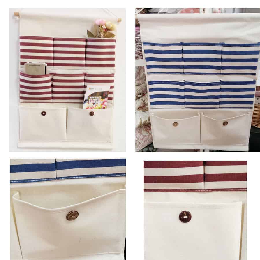 Wall And Door Closet Hanging Storage Bag Organizer