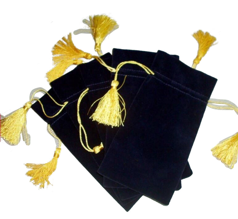 Black Velvet Pouch