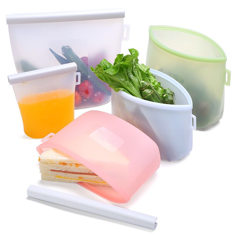 Reusable Silicone Food Storage Bags