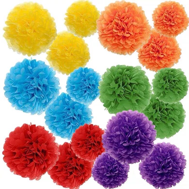 10 Inches Paper Pompom