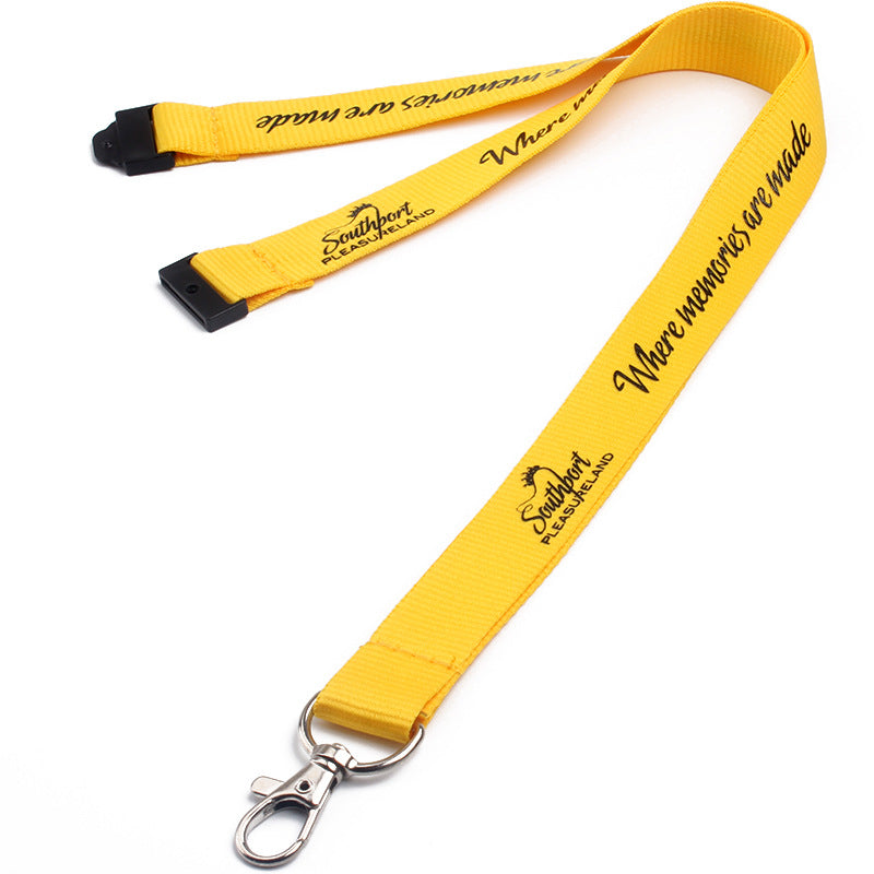 Sublimated Lanyard With Safety Buckle