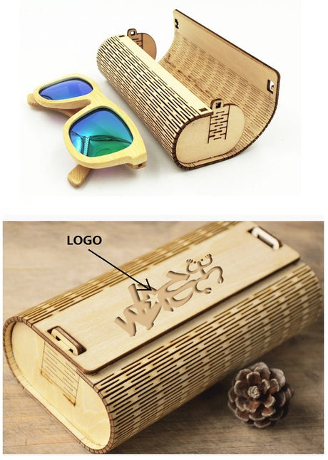 Wooden Glasses Case