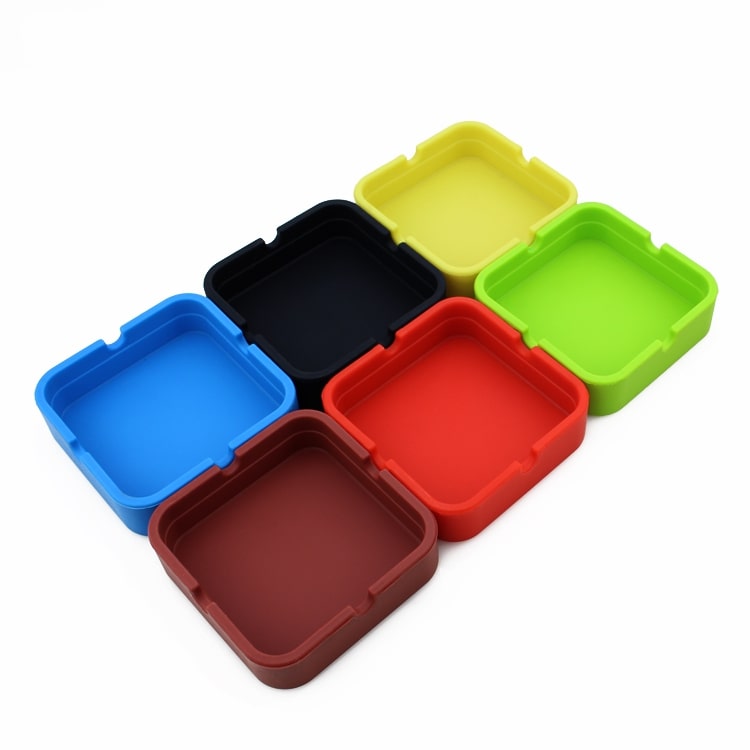 Square Silicone Ashtray