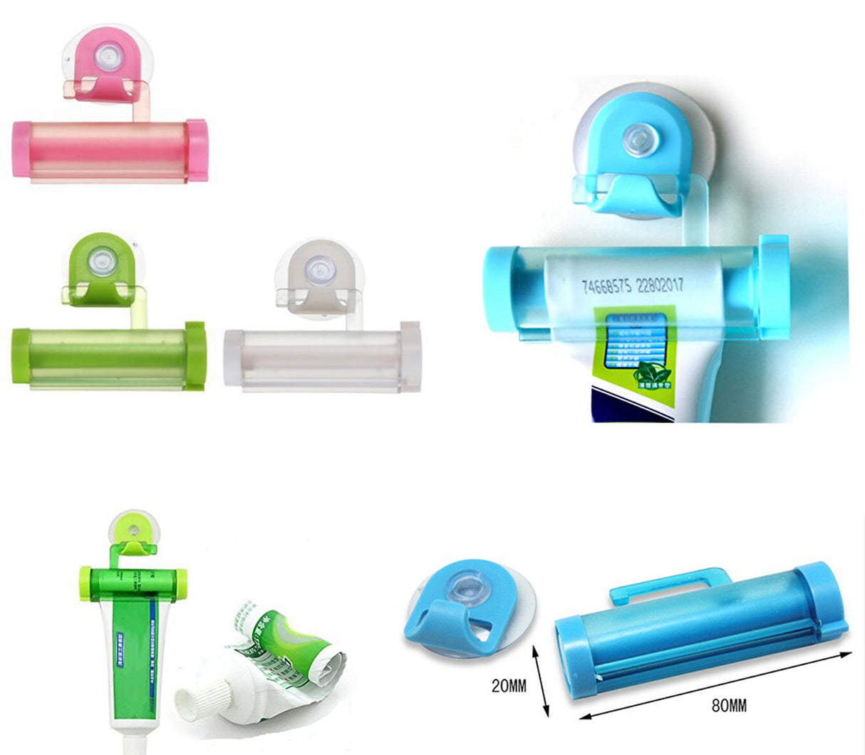 Roller Toothpaste Squeezer With Hanger