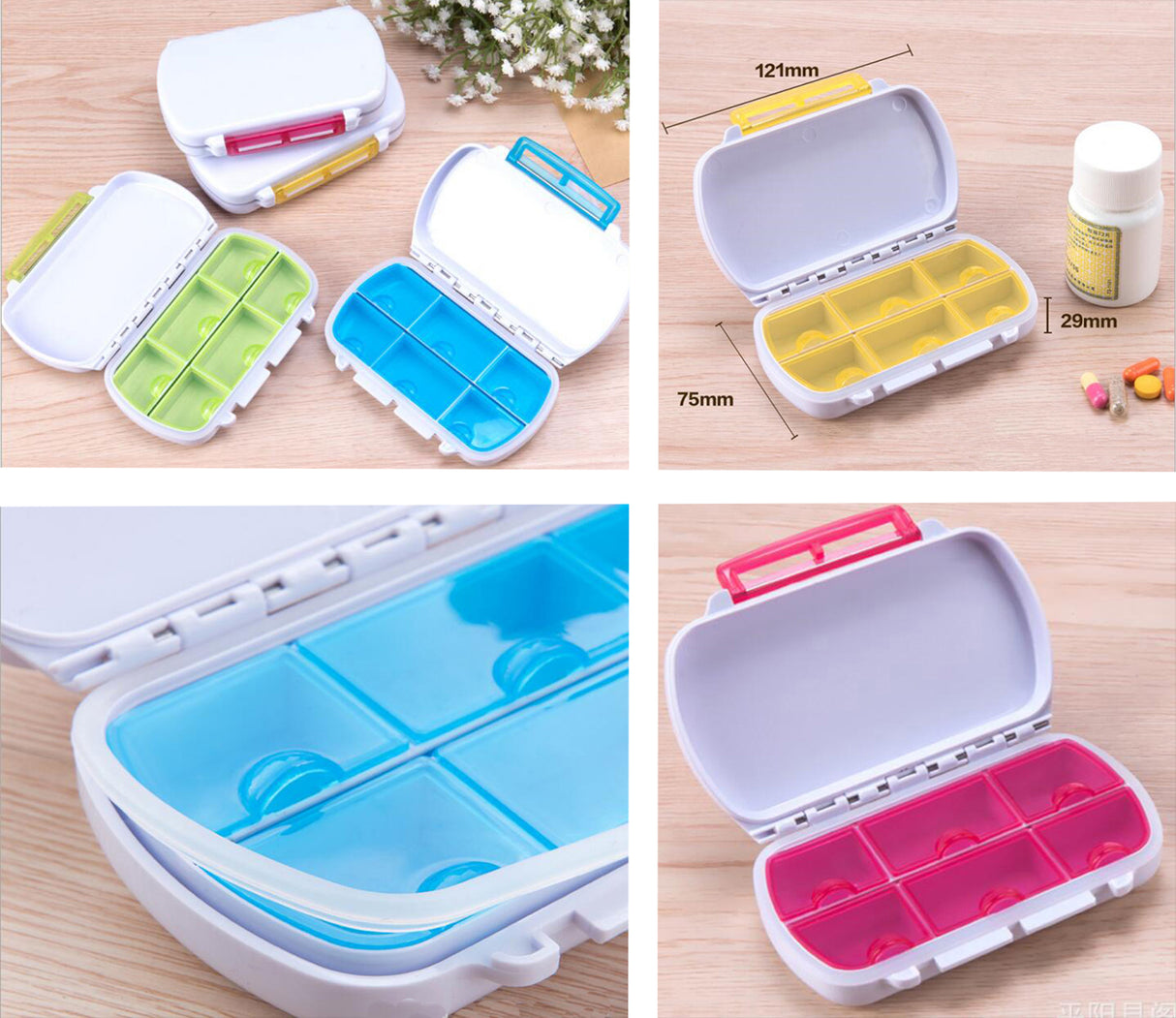 Vitamin Medicine Pill Case