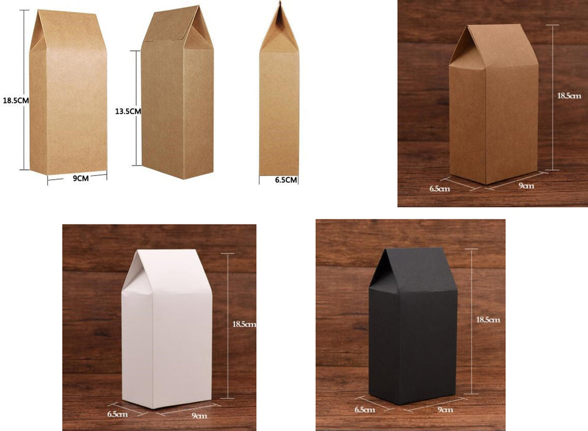 Stand Up Kraft Paper Snack Box