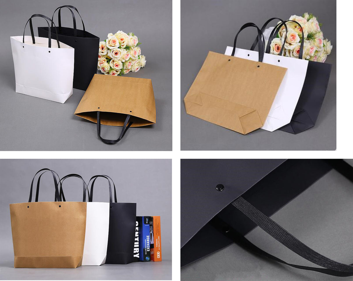 Paper Bags With Handles For Shopping