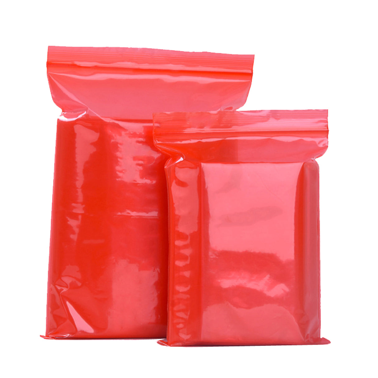 Red Zipper Bags