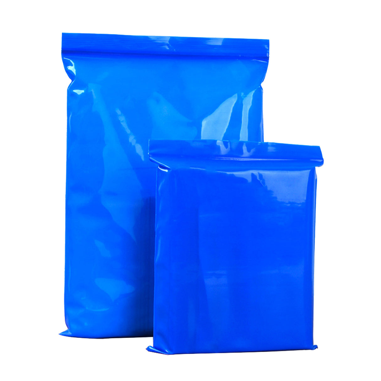 Blue Zipper Bags