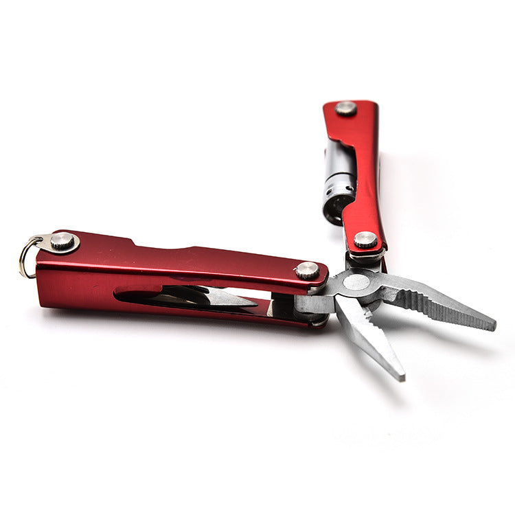 Red Folding Pliers