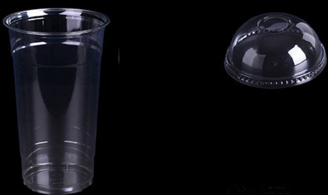 24 Oz Plastic Cup With Domed Lid