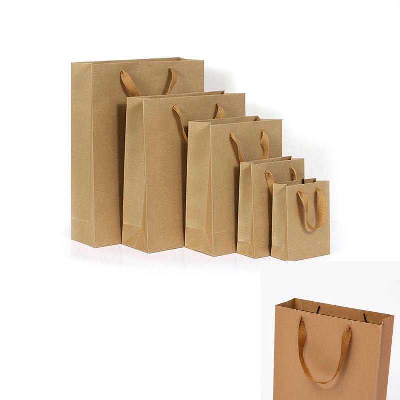 Medium Kraft Paper Tote Bag With Handle