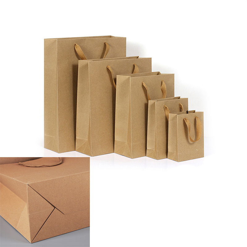 Large Kraft Paper Tote Bag With Handle