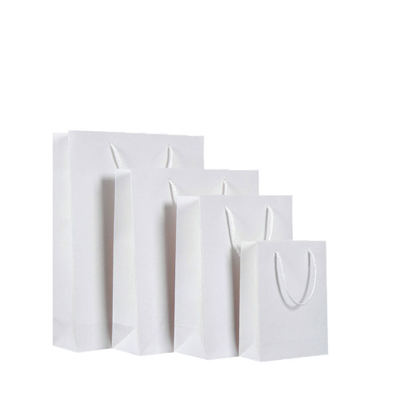 Small White Paper Bags With Handles