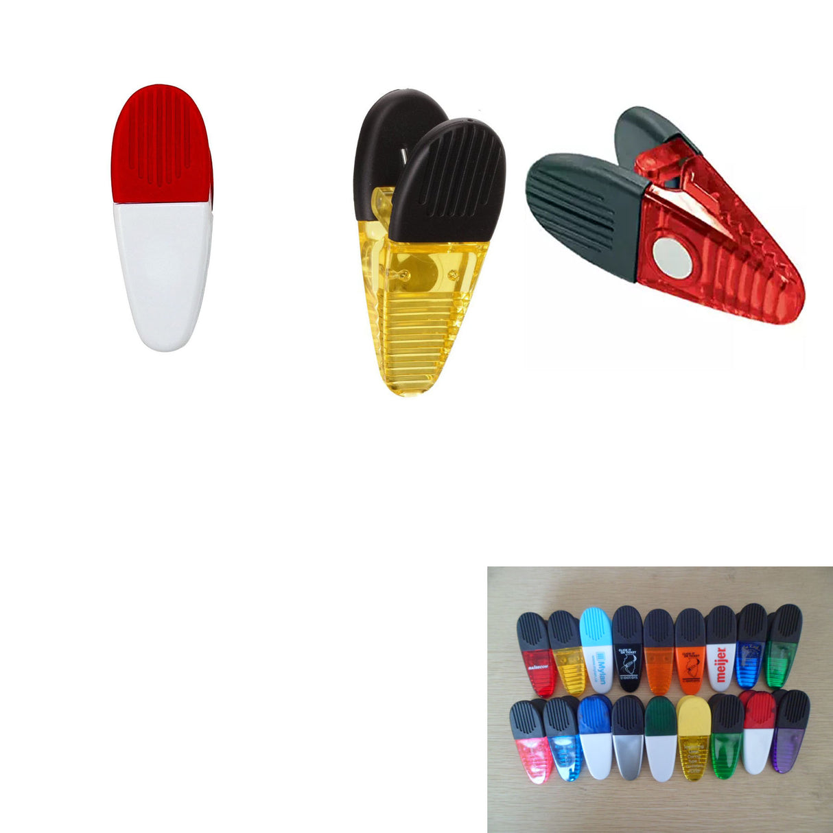 Plastic Alligator Magnetic Memo Clips