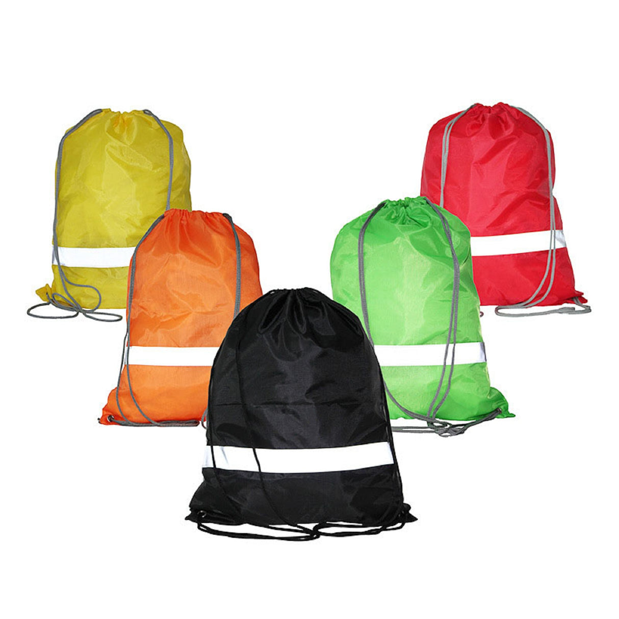 Reflective Drawstring Backpack