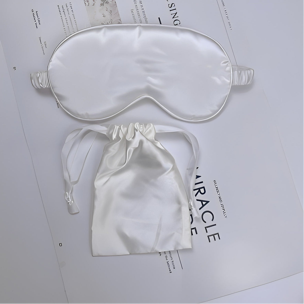 Eye Mask With Portable Pouch