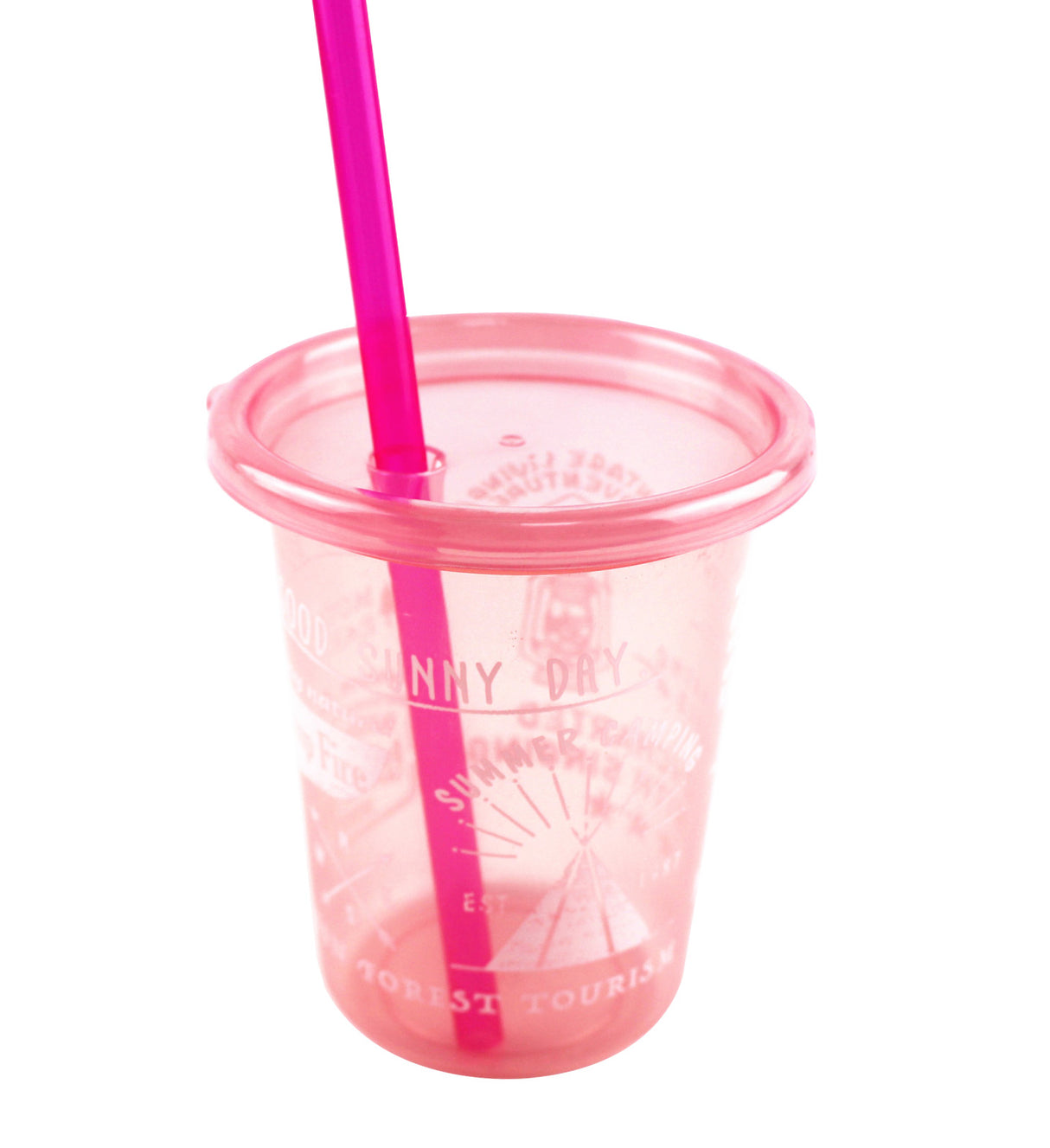 12oz Stadium Cup With Lid And Straw