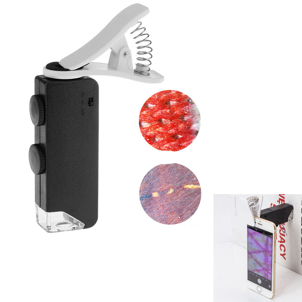 Portable Clip Microscope Led Magnifier Lo