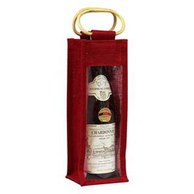 Wine Bags With Metal Handle