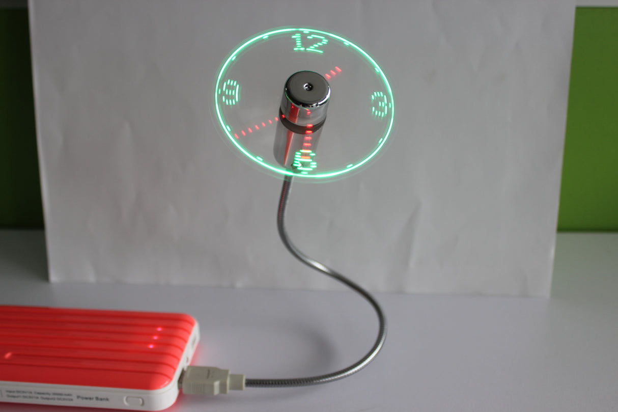 Usb Clock Fan