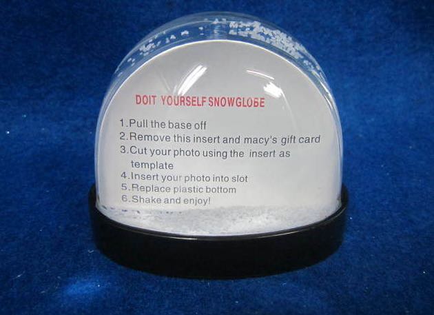 Plastic Snow Globe