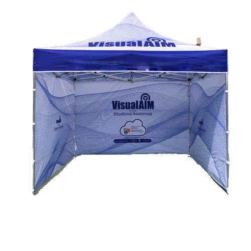 Tent- Full Enclosure On Three Sides