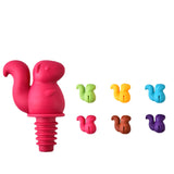 Squirrel Shaped Wine Stopper Set