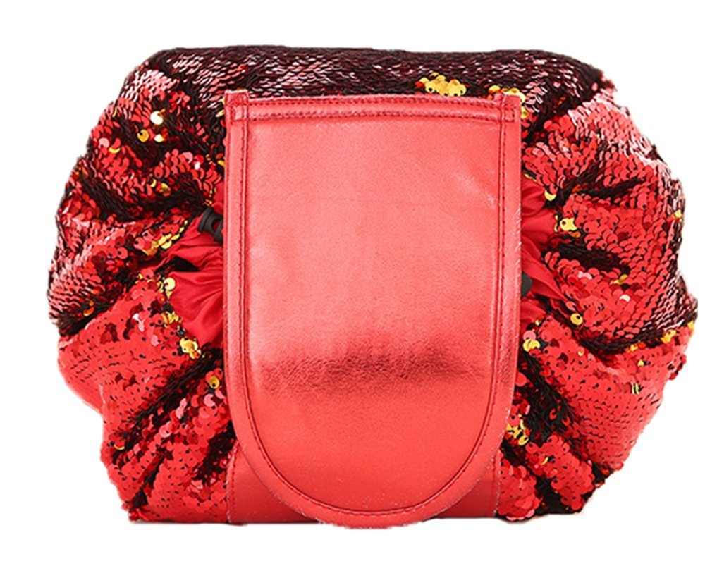 Mermaid Sequin Drawstring Cosmetic Bag