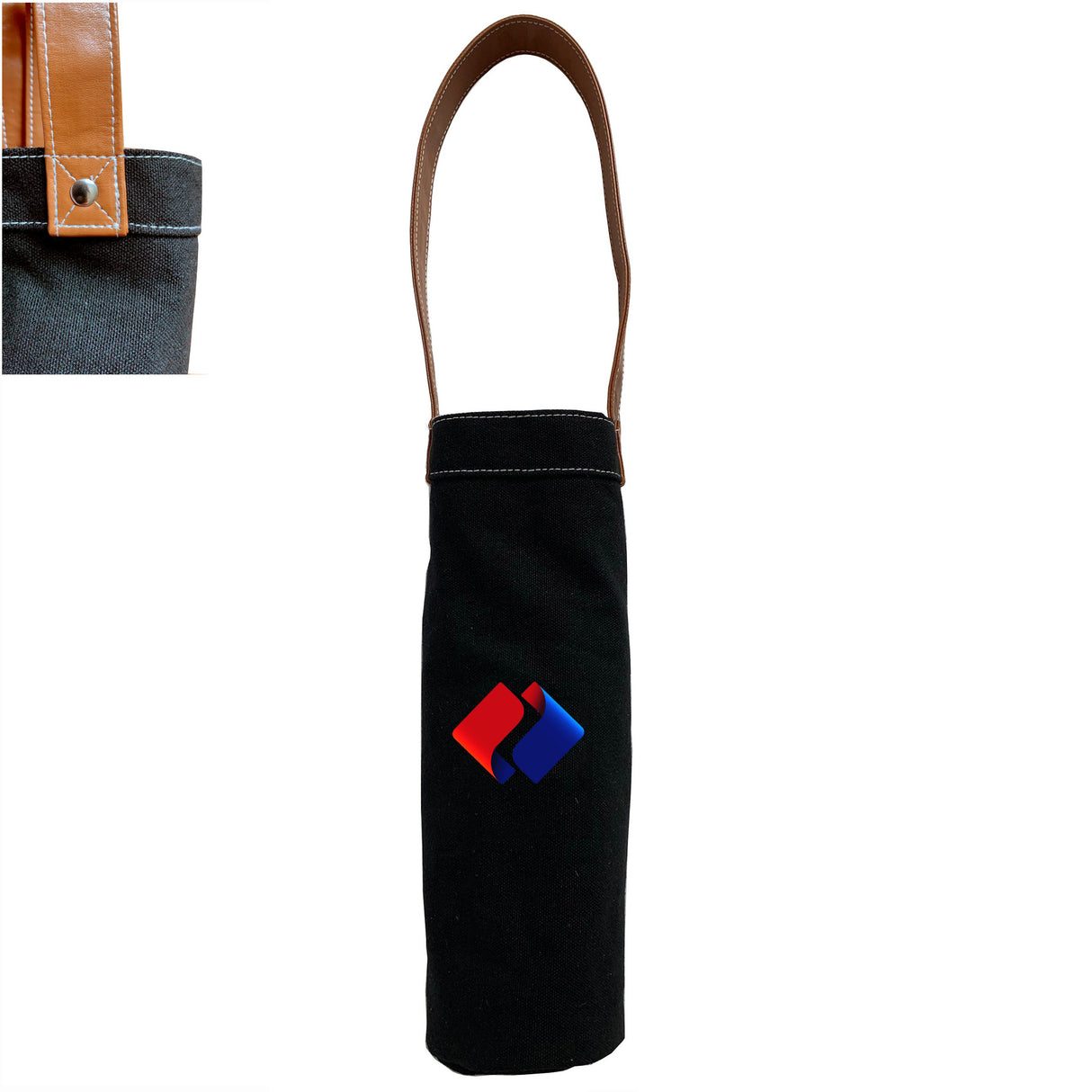 Canvas Single Wine Bag