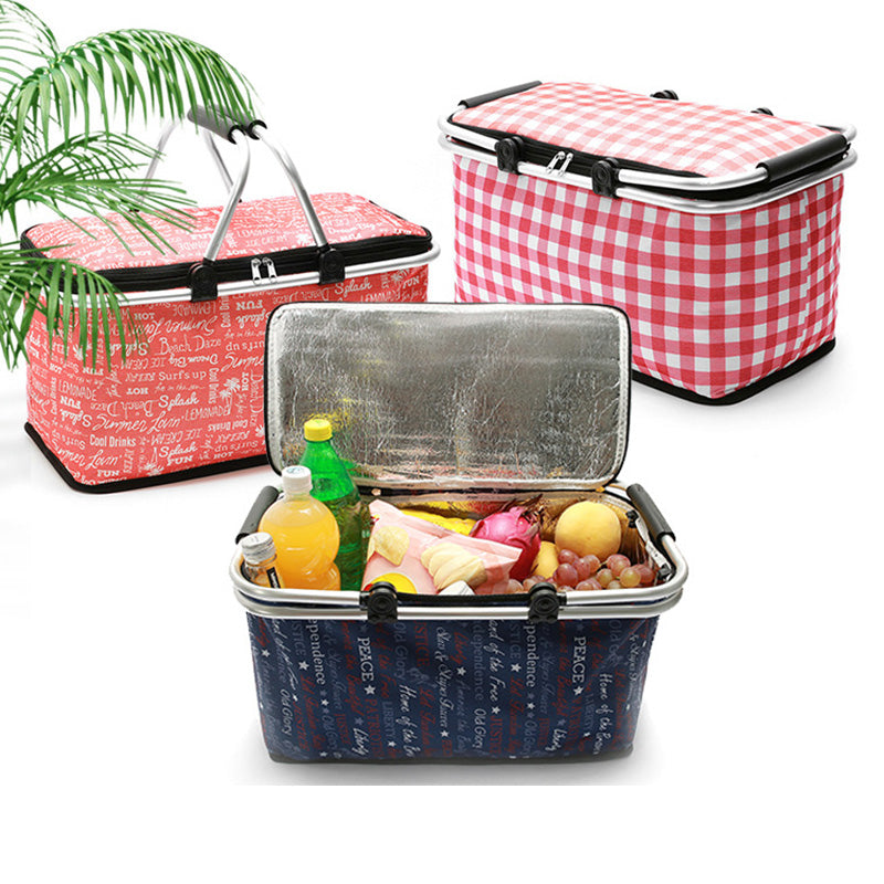 Collapsible Picnic Basket Cooler